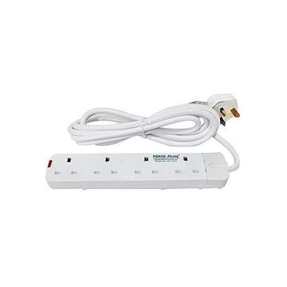 Heavy Duty 4 Way Extension Cable - White image 3