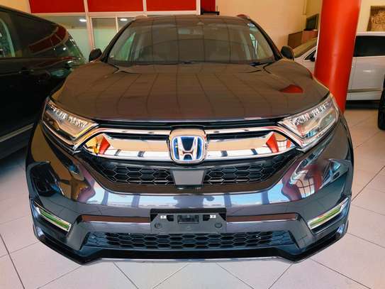 Honda CR-V EX-L Hybrid 2019 black image 1