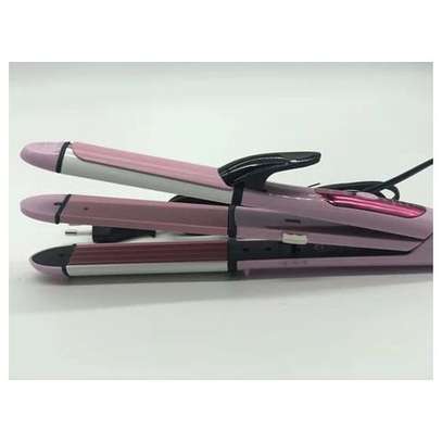 3in1 Flat Iron Hair Straightener/Curler image 1