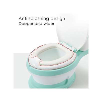 BABY POTTY TRAINING TOILET WITH COMFORTABLE BACKREST / SEAT image 6