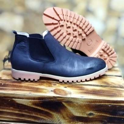 Timberland Leather Chelsea Boots- Leather Sole Black image 2