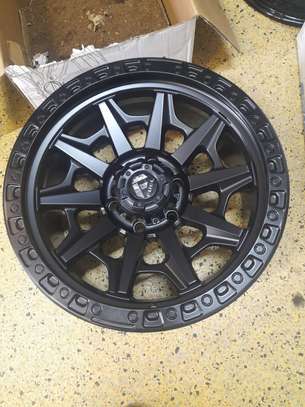 Toyota Hilux 17 Inch Alloy Rims Offset Brand New Black image 3