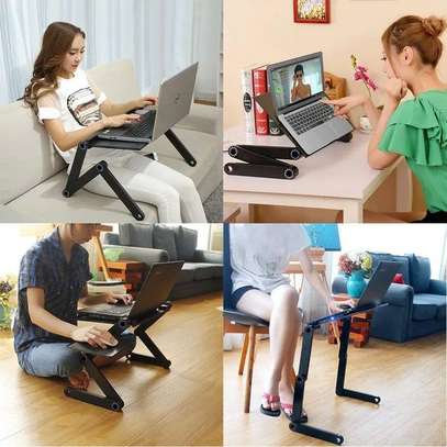 ADJUSTABLE LAPTOP STAND WITH MOUSE PAD image 3