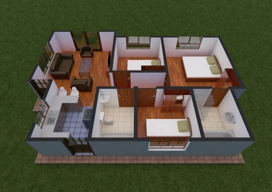 A Stylish Three Bedroom Plan image 4