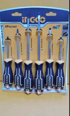 6 Pcs Screwdriver Set- Magnetic image 1