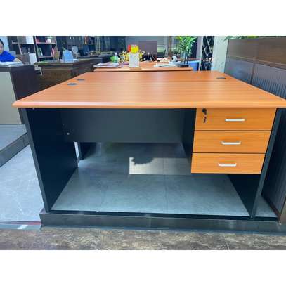 Office Desk: 1.4m Office Desk With Drawers image 1