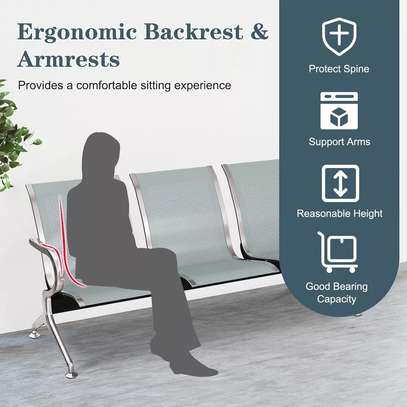 Office Chair: 3-Link Non padded seat image 2