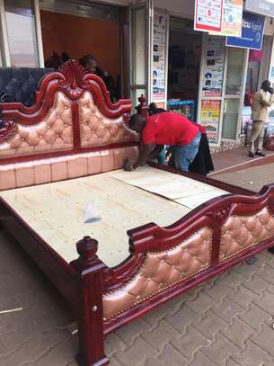 Beds 6x6 made by hand wood maongani image 5