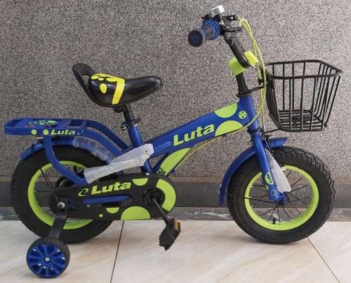 Luta Kids Bike Size 12(2-4yrs) Blue1 image 1