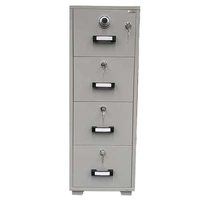 Office Safe: Heavy Metallic 4 Drawers Safe image 2