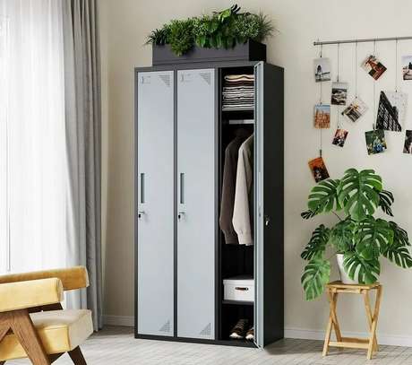 Office Cabinet: 3-Door Office File Locker image 2