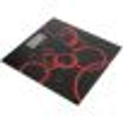 RAMTONS BLACK AND RED BATHROOM SCALE- image 2