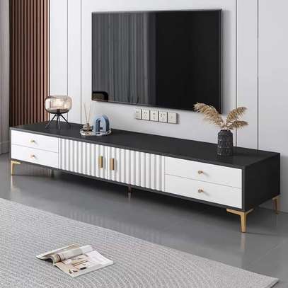High quality stylish hard wood tv stands image 5