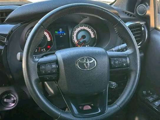 Toyota Pickup Truck Black Double Cab Powerful image 11