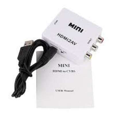 Mini HD Video Converter Box HDMI to RCA image 1