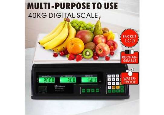 30kg Commercial digital  Platform  Shop Kitchen Scales. image 1