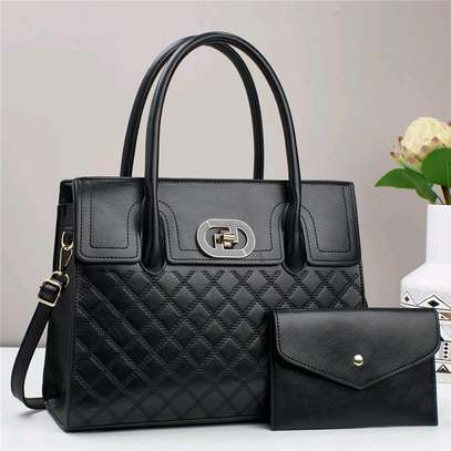BLACK LADIES HANDBAGS 2 IN 1 image 7