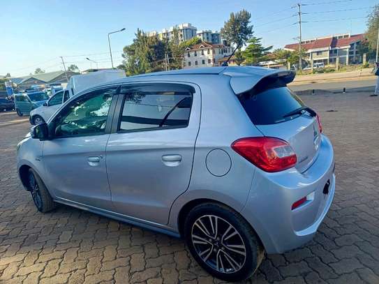Mitsubishi mirage 2017 model fully loaded Silver Color image 7