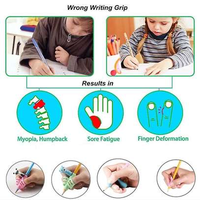 Pencil Grips Writing Universal Pen Holder Grip Child image 2