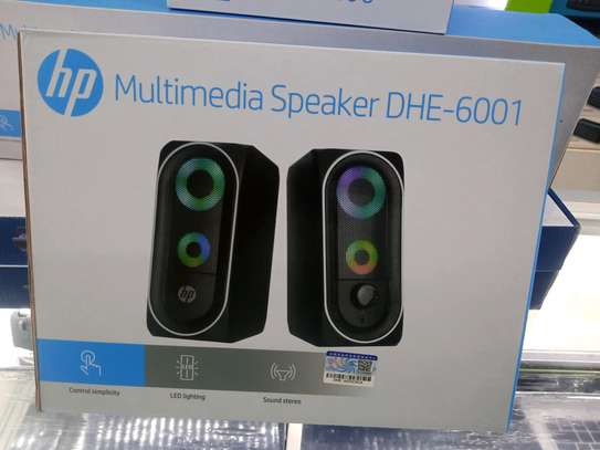 HP DHE 6001 Stereo Wired Speaker with back light image 1