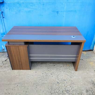 Office Desk: 140cm Brown Office Advanced Desk image 3