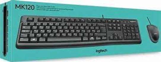 logitech keyboard MK120 keyboard and mouse. image 1