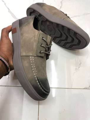 Timberland Sneakers Casual Mens Rubber Laced Shoes Grey image 2