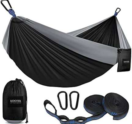 Camping Hammock  with 2 Tree Straps image 1