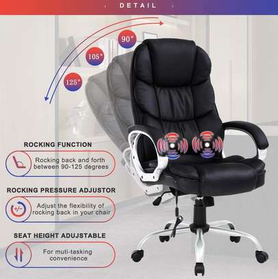 Office Seat: Chair With High Density Sponge Seat and Back image 5
