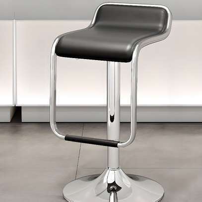 Multi-Levelled Swivel Office Leather Stool image 1