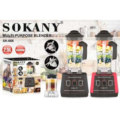 Sokany Heavy duty Multi-purpose  Blender With Grinder 5000W image 3
