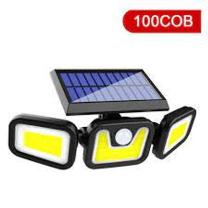 Split Solar Lamp- 3 Adjustable  Lamps, Motion Sensor image 3