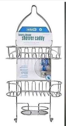 Shower caddy bathroom hanging rack image 1