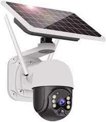 4G Solar Camera PTZ 360°-(With Sim Card & Memory Slot) image 3