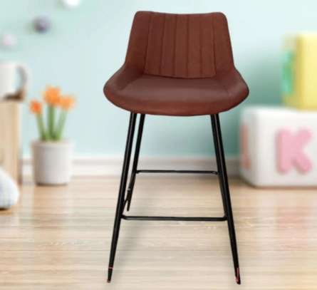 Office barstool: Tall Padded Modern Barstool image 1
