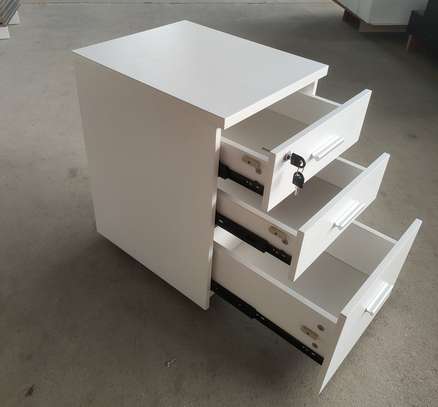 Metal Mobile Filing Cabinet – 3 Drawer Pedestal Locker image 5