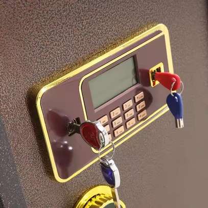 Office Safe: Brown 55kg Fireproof Home Office Safe image 5