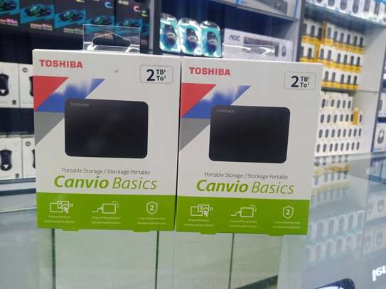Brand new quality Toshiba Canvio Basics Hard Drive 2TB image 1
