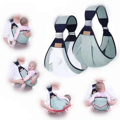Fashionable baby sling carrier image 1