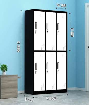 6-Door Office Storage Cabinet Locker image 5