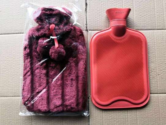 3L Plush hot water bottle with cover image 1