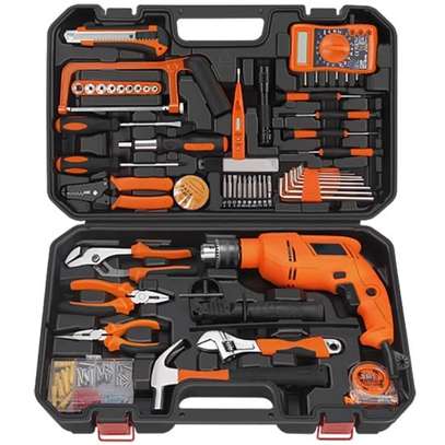 Tools Box Kit With Electric Drill Machine image 3