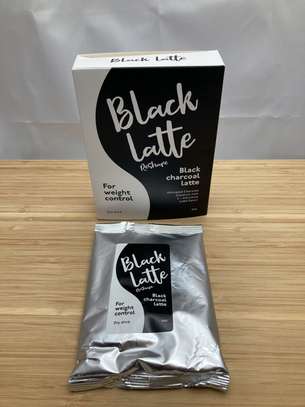 Black Latte dry drink 100g for weight control. image 1