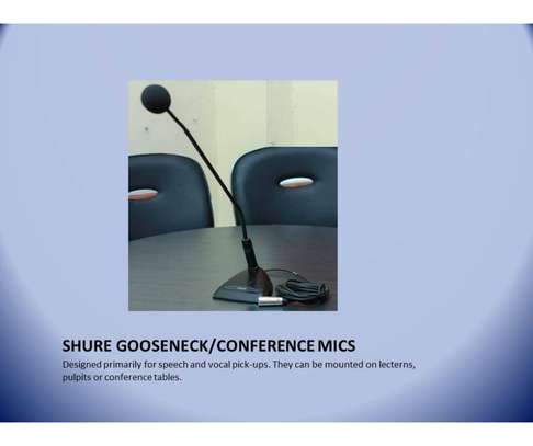 hire of gooseneck microphones image 1