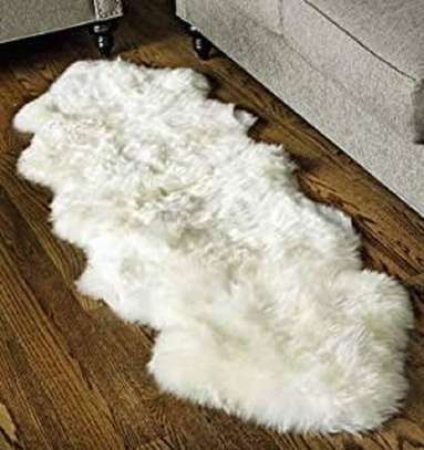 white ultra soft fluffy rugs image 1