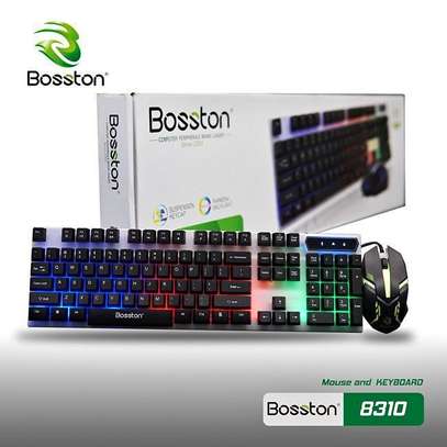 Bosston Gaming Keyboard LED Backlit USB Wired image 1