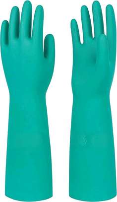 Green Nitrile Chemical Resistant Gloves image 6