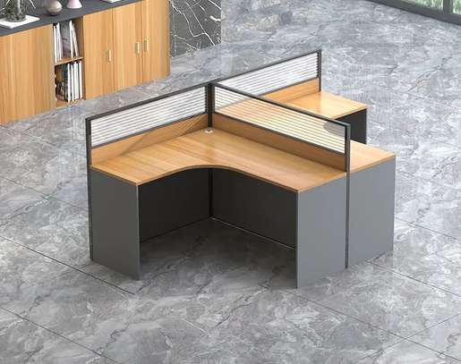 Office Workstation: Modern Two-Seater Working Station image 3