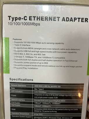 Type-C To Ethernet Adapter image 5