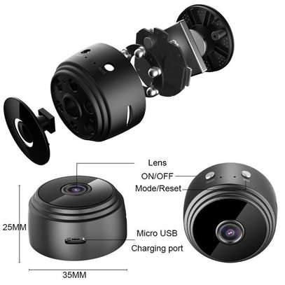 WiFi Mini Smallest IP Camera 1080P Rechargeable Night Vision image 1